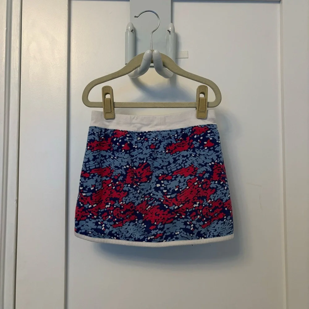 Nike Blue and Pink Skort Golf Skirt - Picture 6 of 6